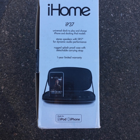 iHome Cell Phones & Accessories Ihome Ip37 Black Portable Splash